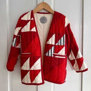 Haptic Lab Flying Geese Kids Quilt Coat